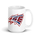 SEB White glossy mug