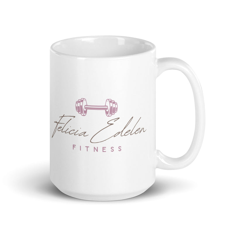 FFF White glossy mug