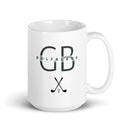 Taza blanca brillante GB