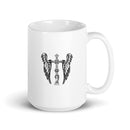 DND White glossy mug