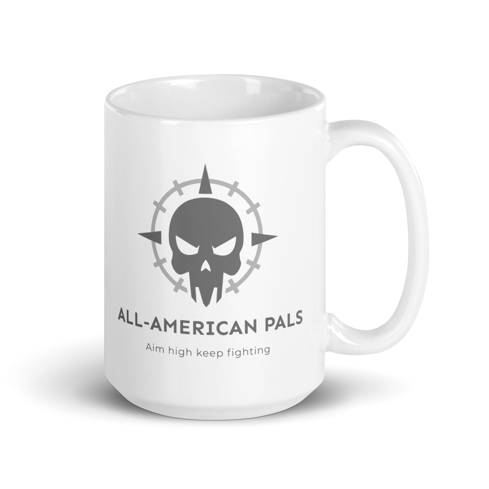 Taza blanca brillante AVW