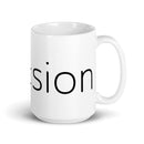 Cohesion White glossy mug