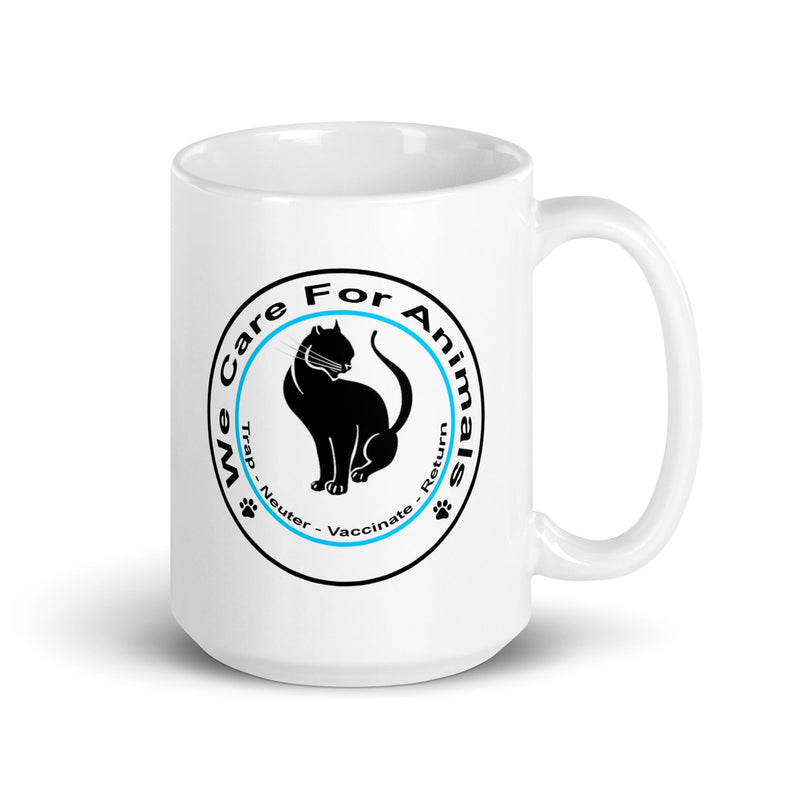 WCA  White glossy mug