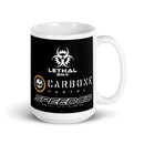 Lethal BMX/Carbone White glossy mug