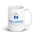 WCA White glossy mug