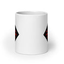 RR White glossy mug