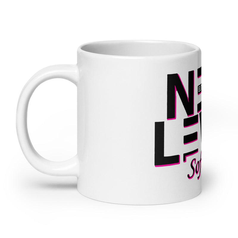 NLES White Glossy mug