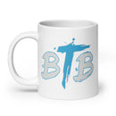 BTB White glossy mug