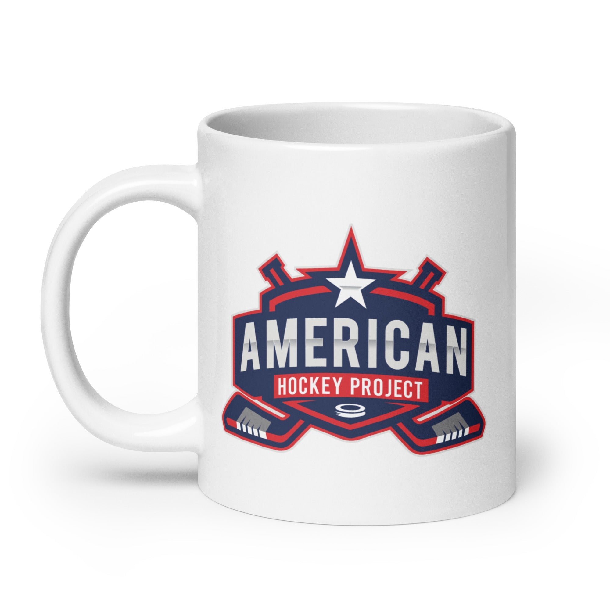 Taza brillante del proyecto American Hockey