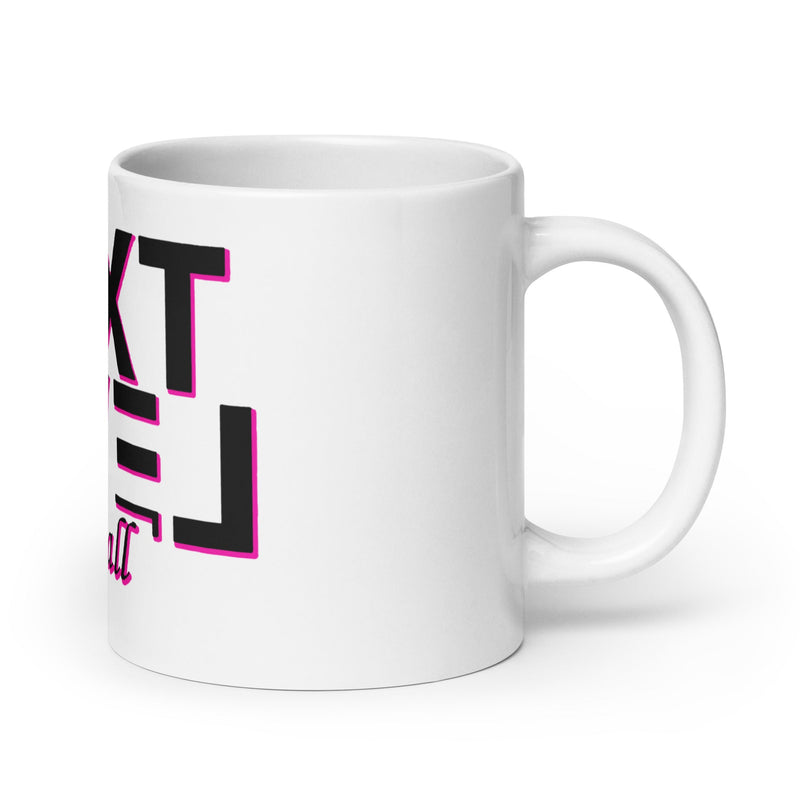 NLES White Glossy mug