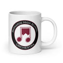 BHS Band Orchestra White glossy mug