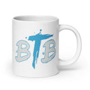BTB White glossy mug