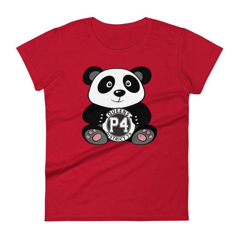 p4 Women's short sleeve t-shirt (Panda Center)