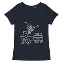 Camiseta ajustada con cuello en V para mujer de Woolstock