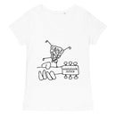 Camiseta ajustada con cuello en V para mujer de Woolstock