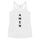 Camiseta sin mangas con espalda cruzada para mujer Thriving Faith (amén)