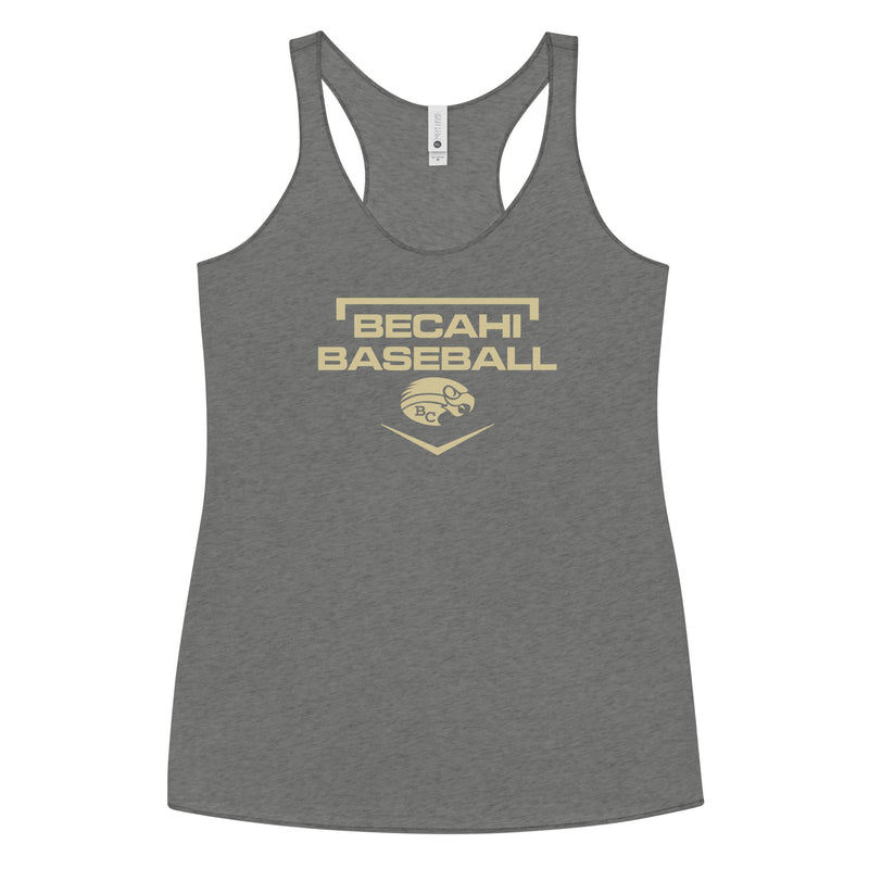 Beca Baseball  Women's Racerback Tank V1