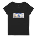 Camiseta de mujer RS ​​con cuello en V reciclado v2