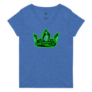 KingThomas Women’s recycled v-neck t-shirt