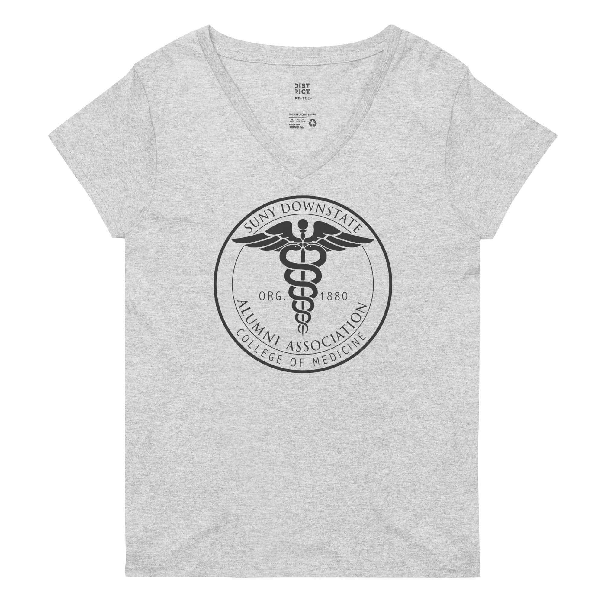 AACMSD Women’s recycled v-neck t-shirt