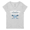 Camiseta de cuello en V reciclada para mujer KL