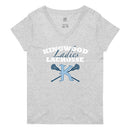Camiseta de cuello en V reciclada para mujer KL