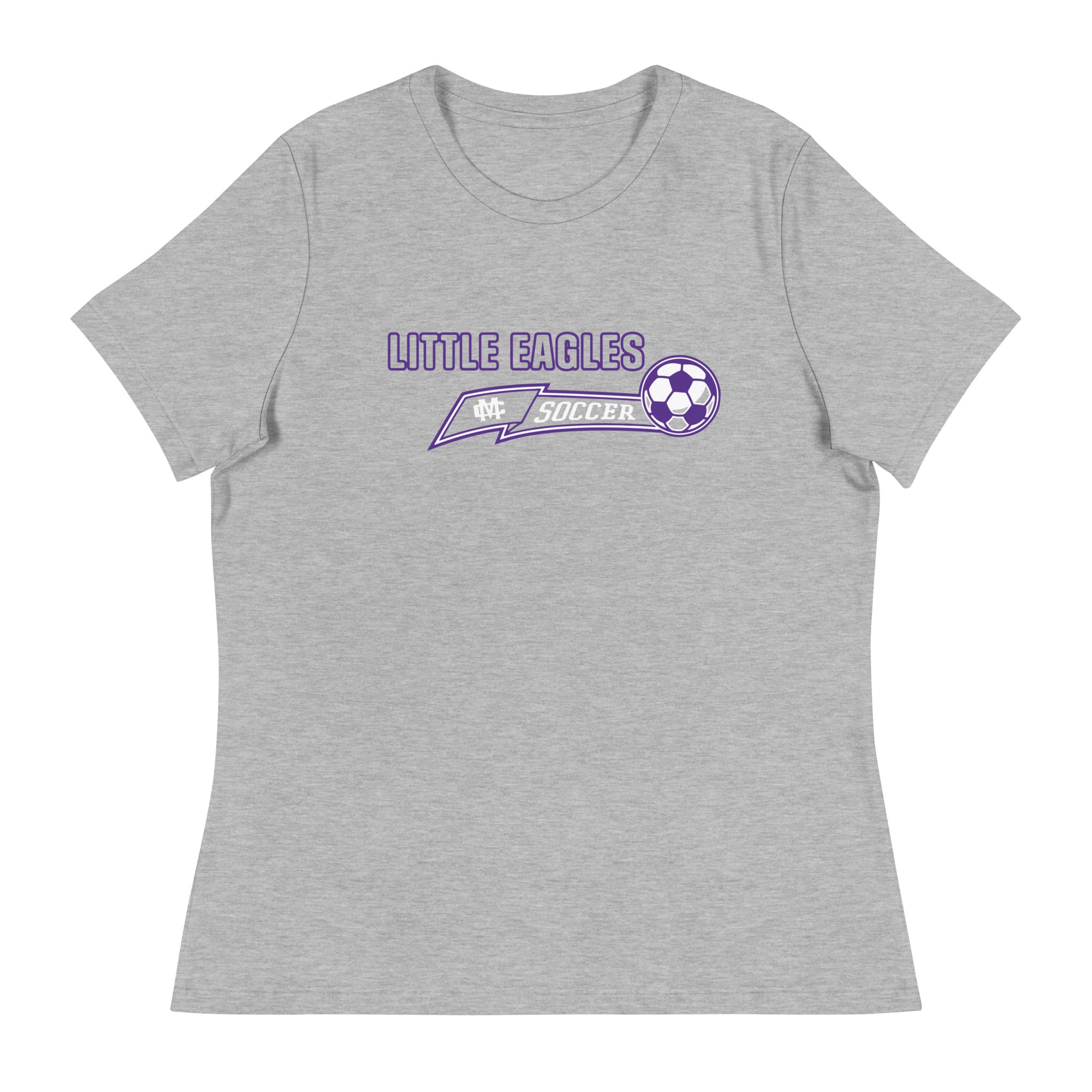 MSC Women's Relaxed T-Shirt (Little Eagle Soccer)