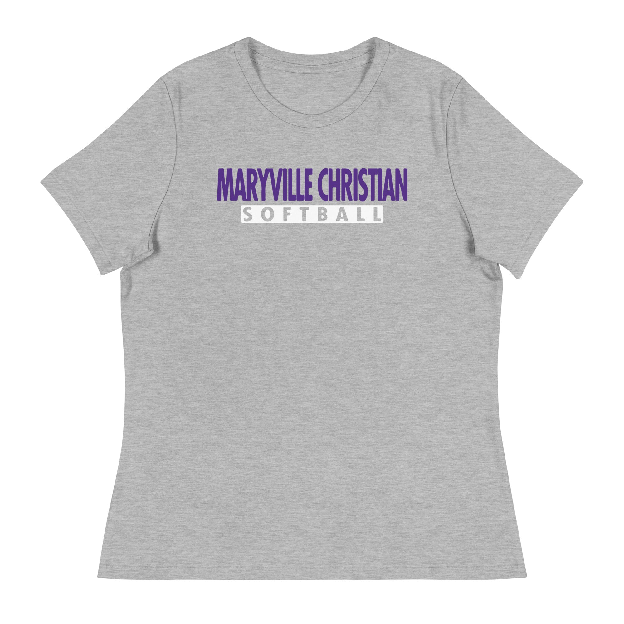 MSC Women's Relaxed T-Shirt (Softball)