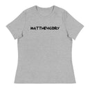 Thriving Faith Women's Relaxed T-Shirt (Matthew Cory Text)