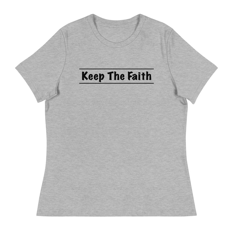 Thriving Faith Women's Relaxed T-Shirt (Keep The Faith)