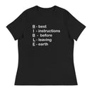 Camiseta relajada para mujer Thriving Faith (Biblia)