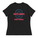 Camiseta relajada para mujer de Modesto Outlaws