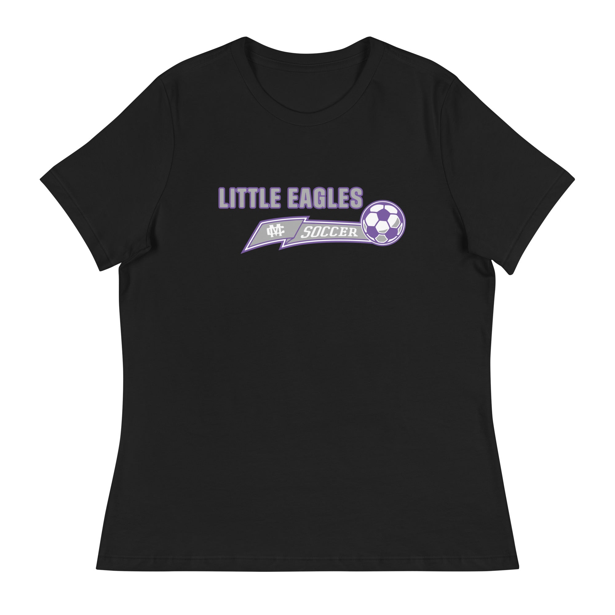 MSC Women's Relaxed T-Shirt (Little Eagle Soccer)