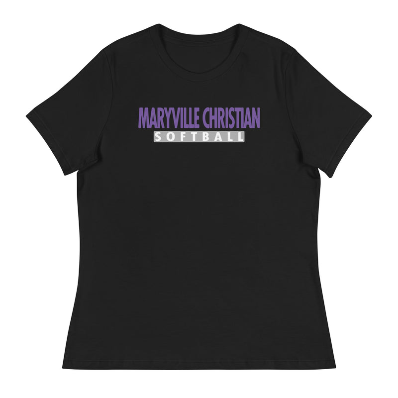 MSC Women's Relaxed T-Shirt (Softball)