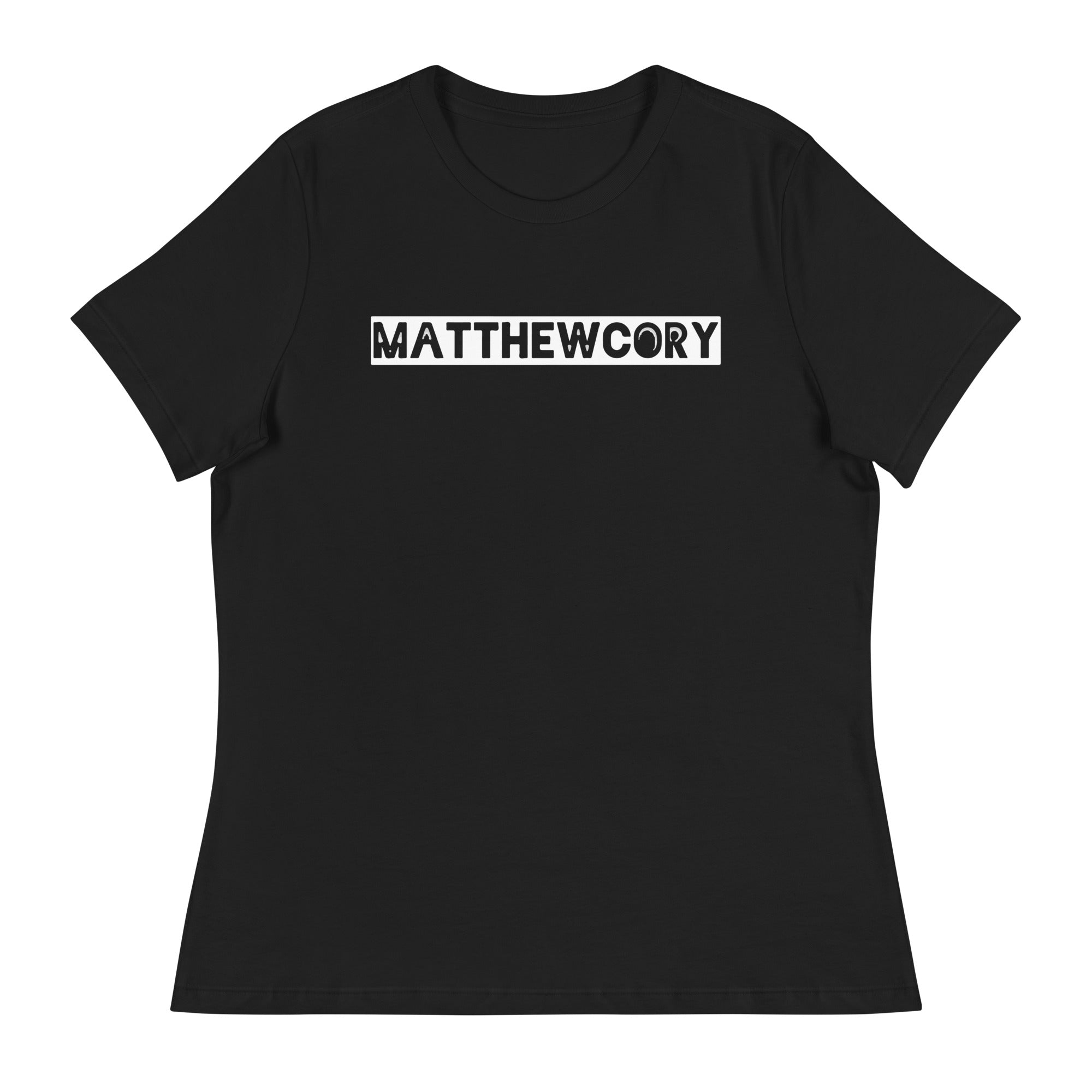 Thriving Faith Women's Relaxed T-Shirt (Matthew Cory Square text)