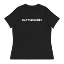 Thriving Faith Women's Relaxed T-Shirt (Matthew Cory Text)