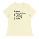 Camiseta relajada para mujer Thriving Faith (Biblia)