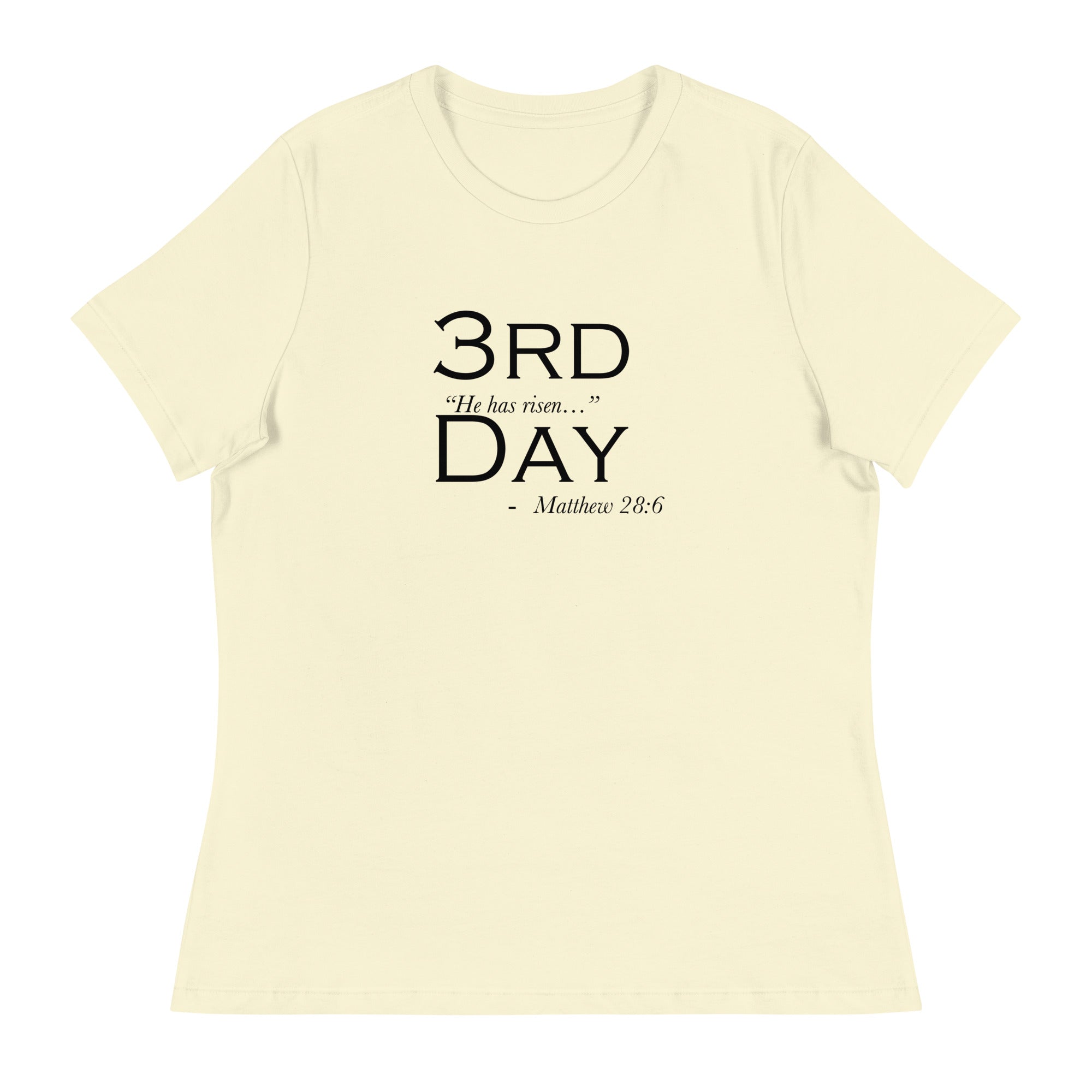 Thriving Faith Women's Relaxed T-Shirt (3rd day)