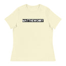 Thriving Faith Women's Relaxed T-Shirt (Matthew Cory Square text)