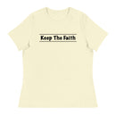 Camiseta relajada para mujer Thriving Faith (Keep The Faith)