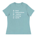 Camiseta relajada para mujer Thriving Faith (Biblia)