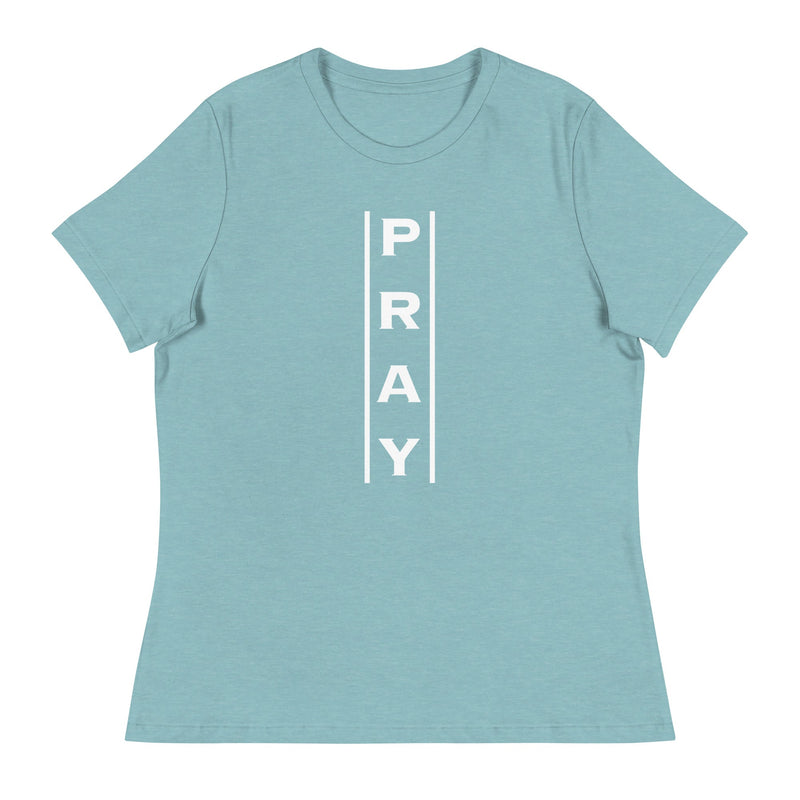 Thriving Faith Women's Relaxed T-Shirt (Pray)