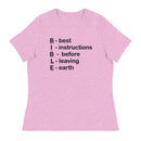 Camiseta relajada para mujer Thriving Faith (Biblia)