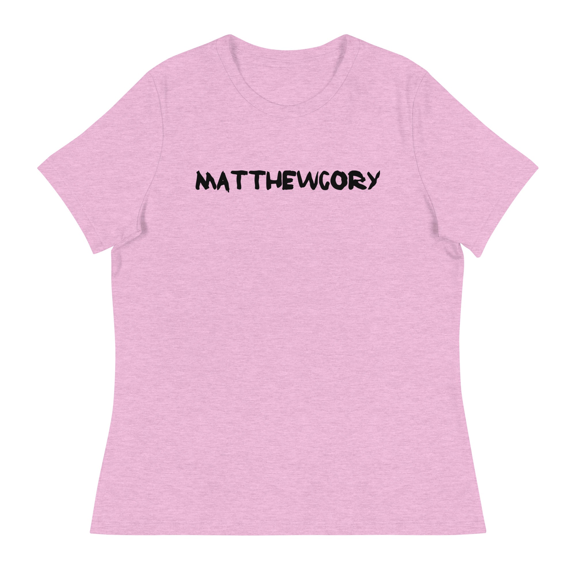 Thriving Faith Women's Relaxed T-Shirt (Matthew Cory Text)
