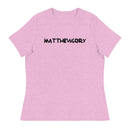 Thriving Faith Women's Relaxed T-Shirt (Matthew Cory Text)