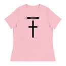 Camiseta relajada para mujer Thriving Faith (Halo y cruz)