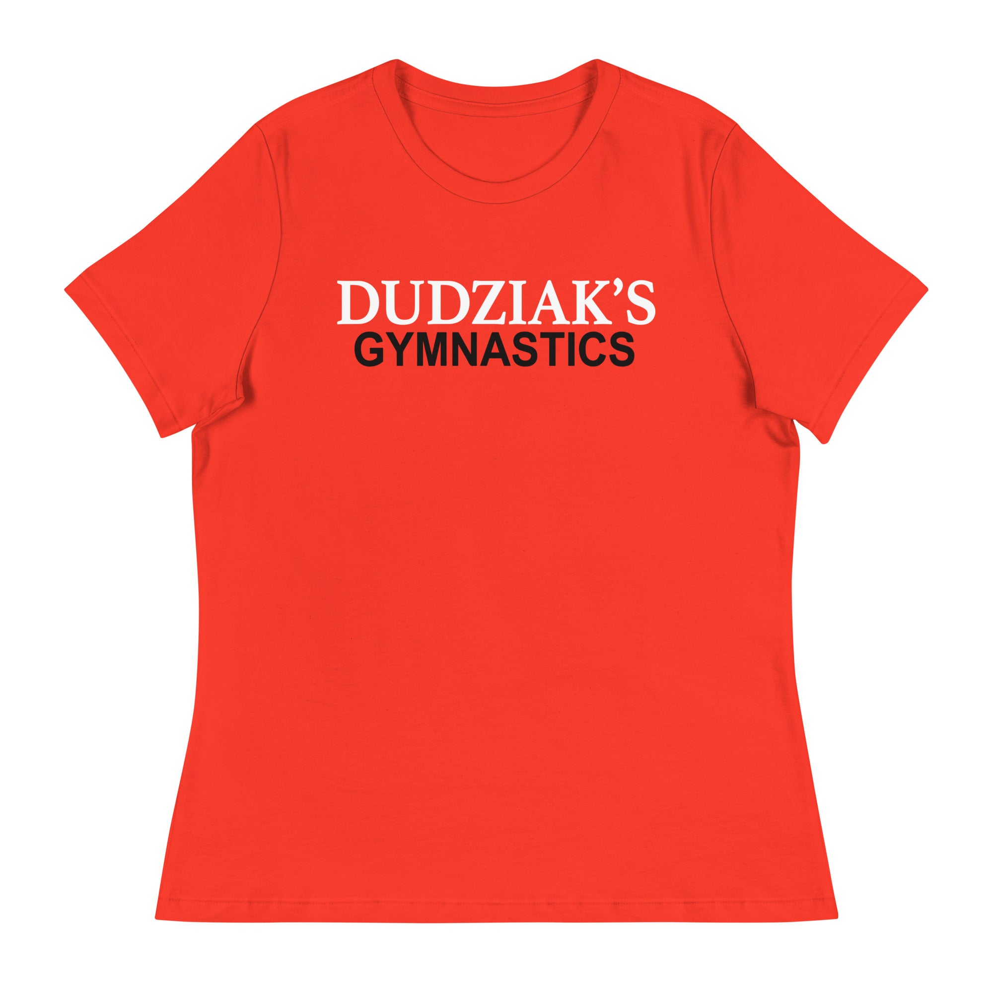 Camiseta holgada de gimnasia para mujer de Dudziaks