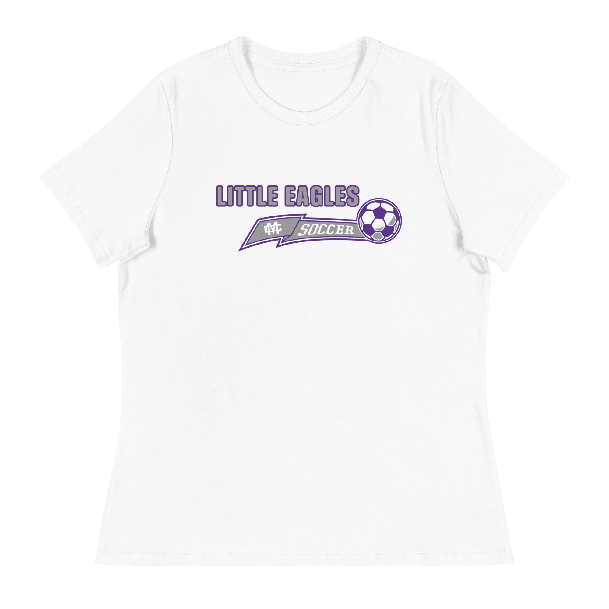 MSC Women's Relaxed T-Shirt (Little Eagle Soccer)