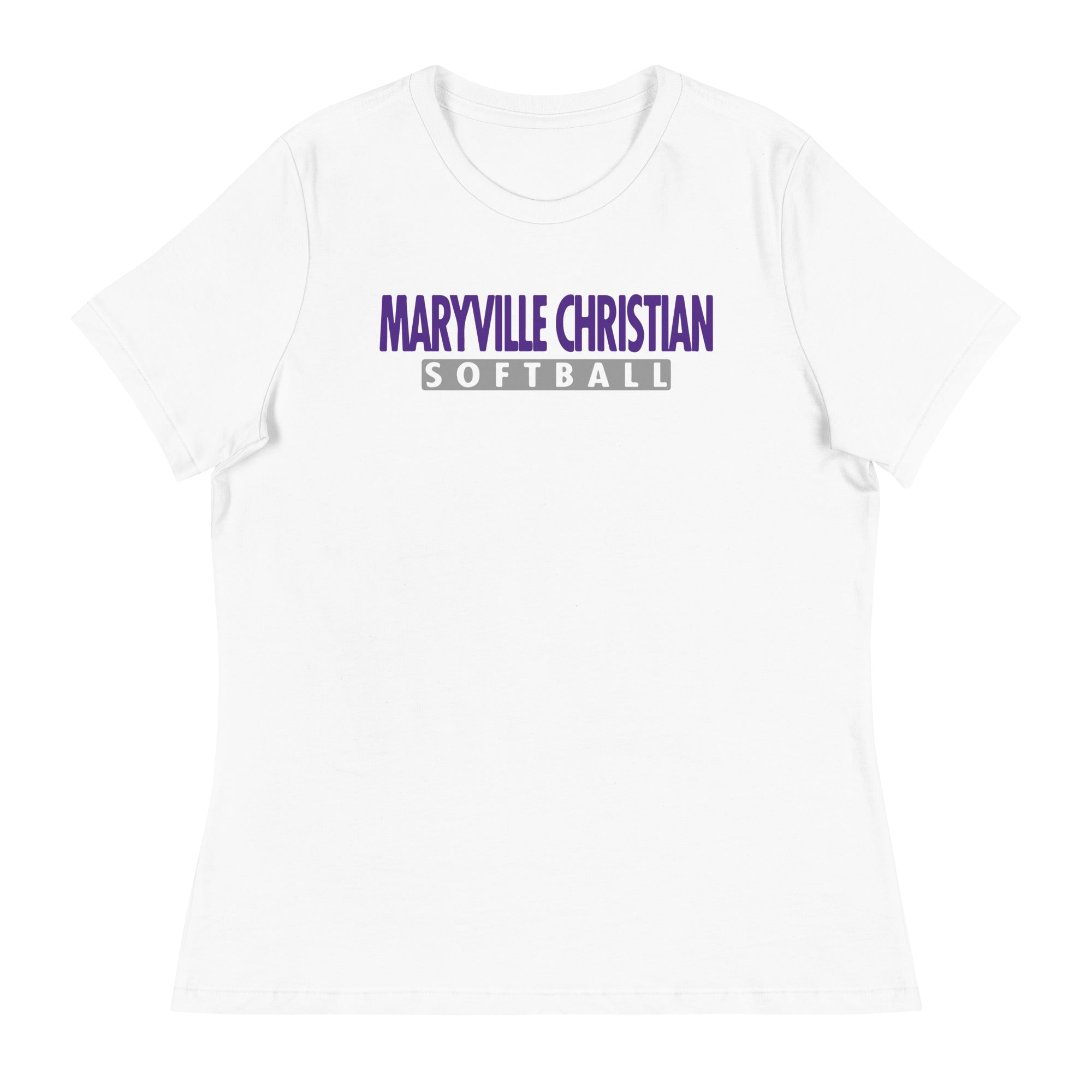 MSC Women's Relaxed T-Shirt (Softball)