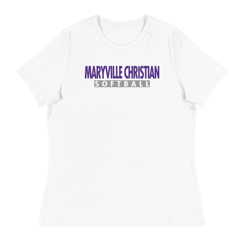 MSC Women's Relaxed T-Shirt (Softball)